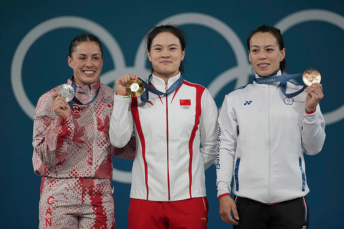 2024 Paris Olympics DAY 13 Photo_women's 59kg weightlifting event